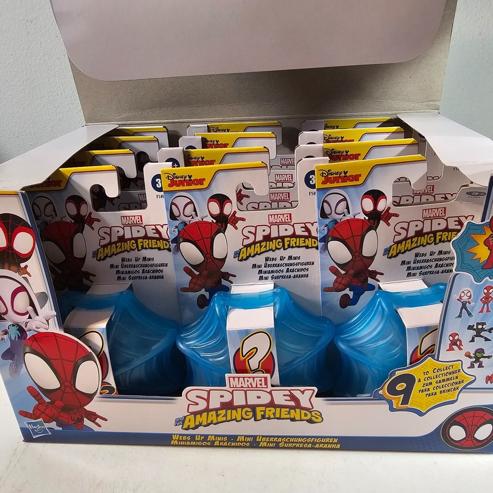Spidey‎ And His Amazing Friends Web Up Minis Blind Mystery Mini Figure 12 Pack